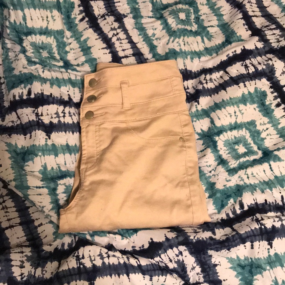 Pink High waisted Charlotte Russe jeans.